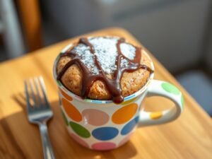 Descubra o Delicioso Mug Cake 2 Minutos: A Receita Viral que Você Precisa Experimentar!
