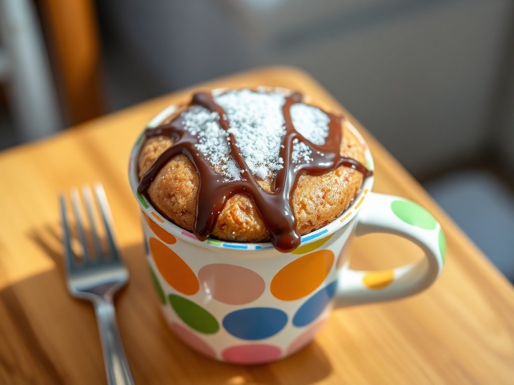 Descubra o Delicioso Mug Cake 2 Minutos: A Receita Viral que Você Precisa Experimentar!