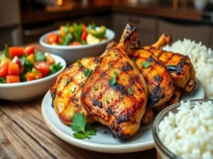 Frango Grelhado Temperado com Toque Brasileiro