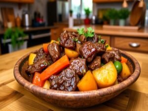 Carne de Panela com Legumes do Sabor Brasileiro