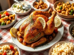 Frango Recheado Assado à Brasileira