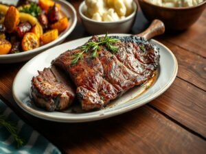 Picanha Assada no Forno com Ervas Aromáticas