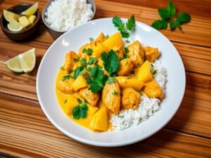 Frango ao Curry Tropical