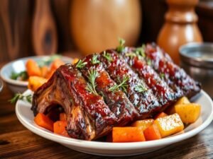 Costela Bovina ao Forno com Ervas Aromáticas