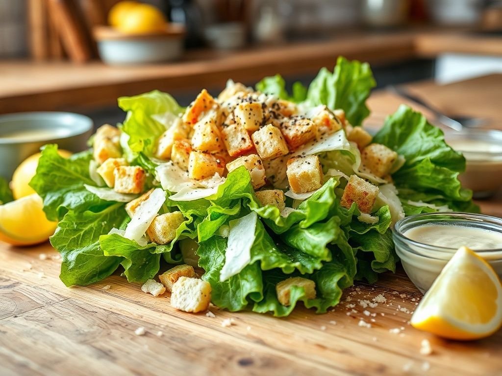 Aprenda a Fazer uma Deliciosa Receita de Salada Caesar