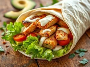 Receita de Wrap de Frango: Uma Opção Prática e Deliciosa