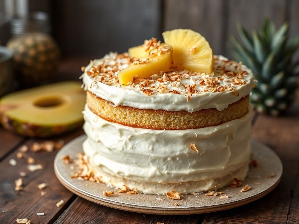 Bolo de Abacaxi com Coco: Uma Delícia Tropical para Sua Mesa