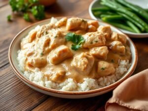 Strogonoff de Frango Cremoso Perfeito: A Receita Que Vai Transformar Suas Refeições