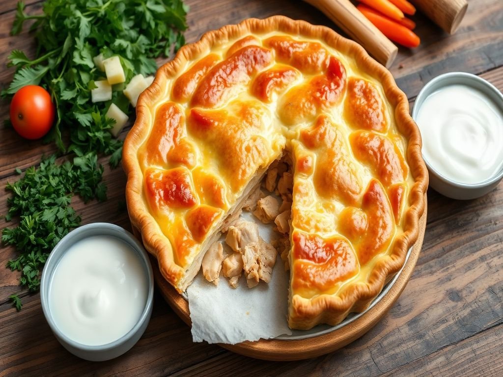 Aprenda a Fazer uma Deliciosa Torta de Frango Cremosa