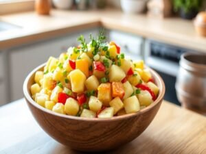 Salada de Batata Cremosa Tropical