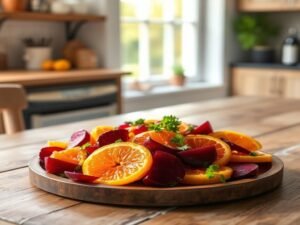 Salada Vibrante de Beterraba com Laranja