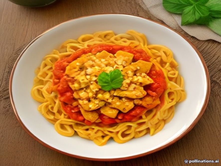 Macarrão Vegano ao Molho de Tomate com Tofu: Uma Delícia Sustentável
