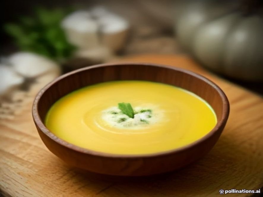 Sopa de Abóbora Cremosa com Gengibre: O Conforto em um Prato