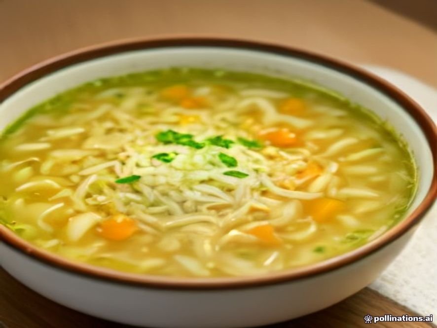 Deliciosa Sopa de Frango com Macarrão Caseiro: A Conforto em Cada Colher