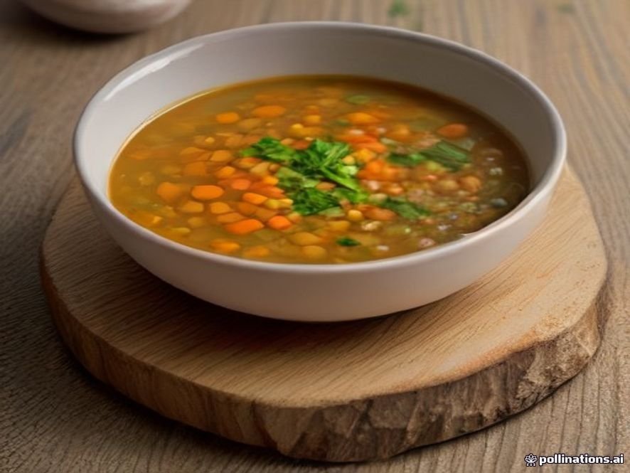 Sopa de Lentilha com Legumes Simples: Uma Receita Prática e Nutritiva