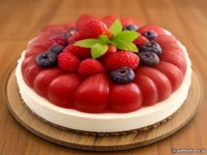 Cheesecake de Frutas Vermelhas Sem Forno: A Delícia que Você Precisa Experimentar